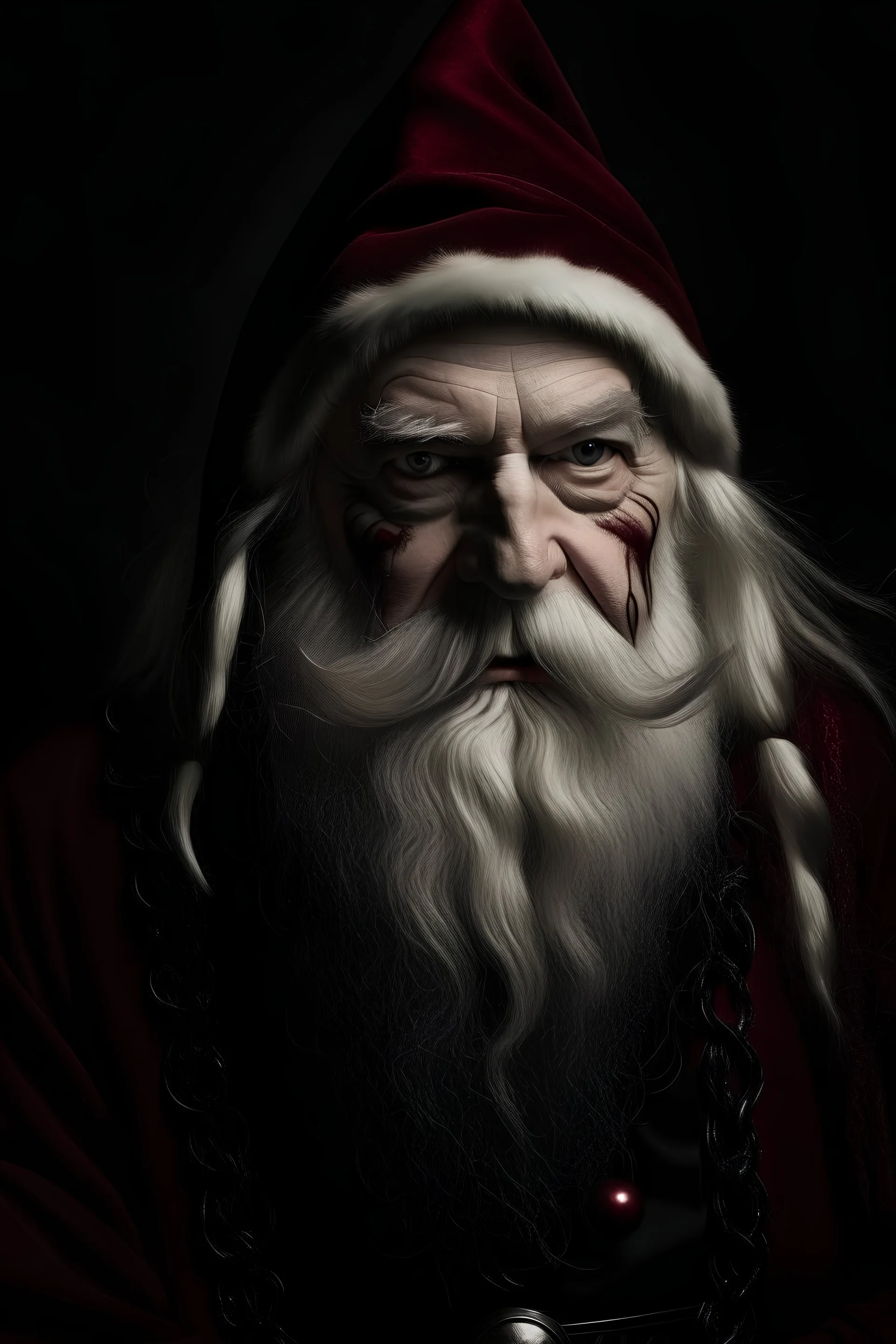 goth santa claus