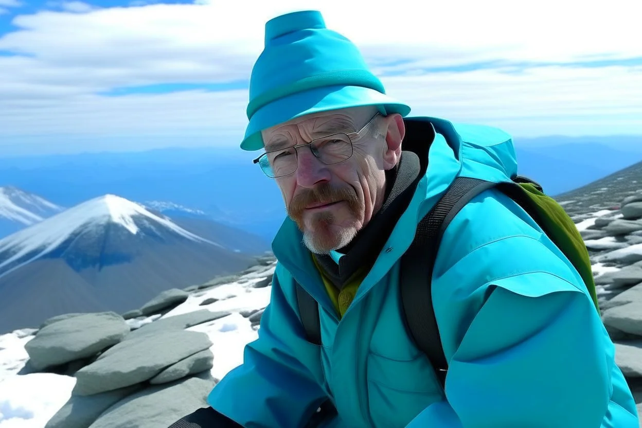 walter white on top of mount everest