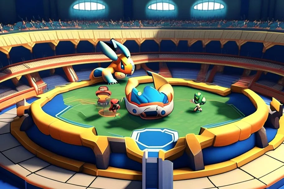 a Pokémon stadium