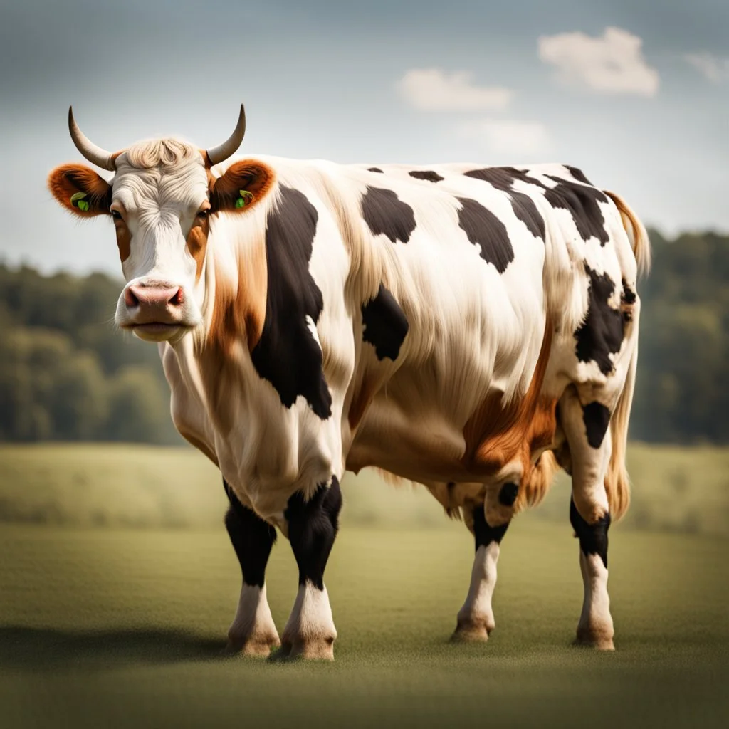 A cow with no carbon footprint.