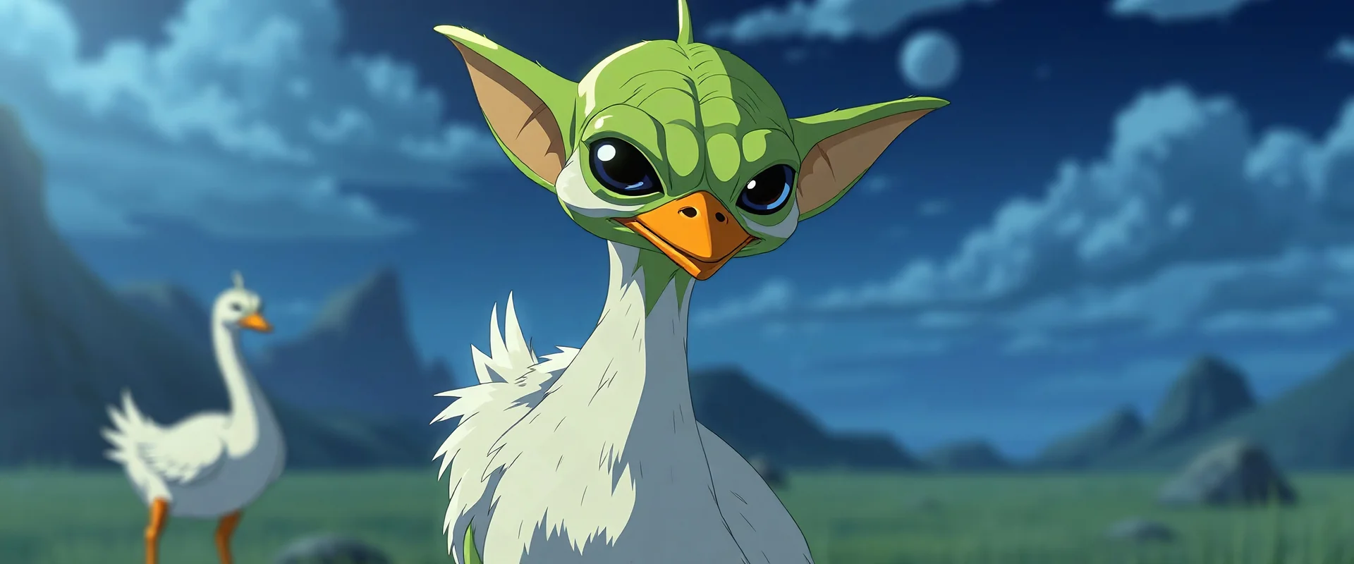 goose alien gremlin anime