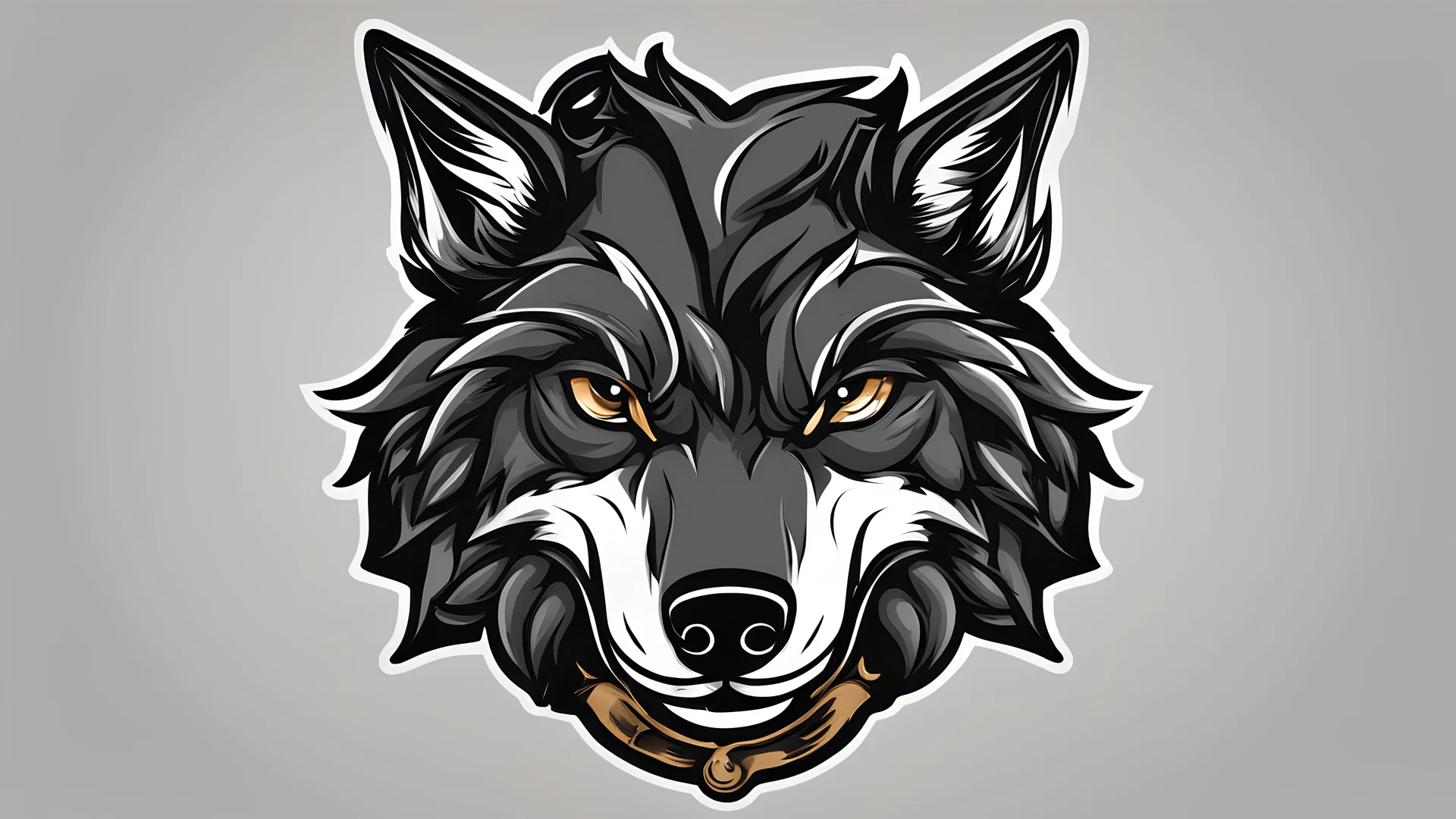 wolf logo pirat