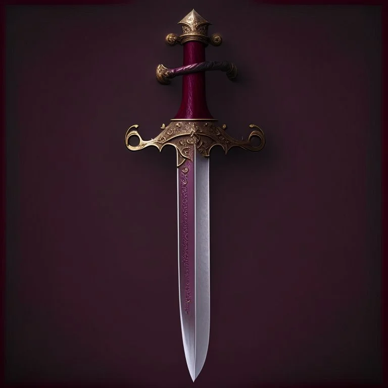 burgundy sword