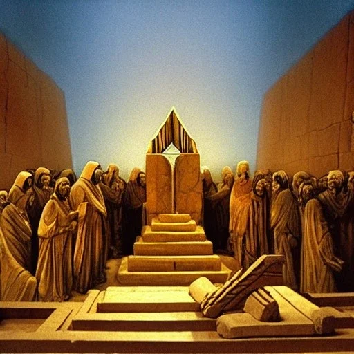 ark of the covenant, receiving the ten commandments