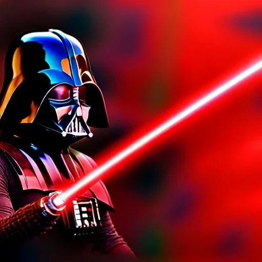 ultra detailed fullbody portrait in oil of Darth Vader with red lightsaber, extremely detailed digital painting, extremely detailed face,crystal clear eyes, in the style of Keith Parkinson and Ken Kelley robert e howard and pablo oliveira , mystical colors, perfectly centered image, perfect composition, rim light, beautiful lighting,8k, stunning scene, raytracing