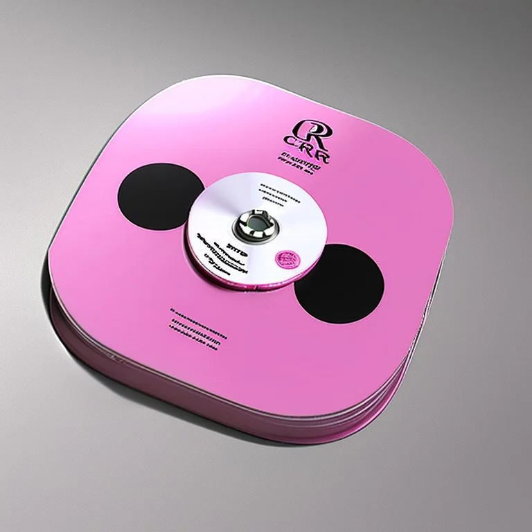 Pink CD-R design