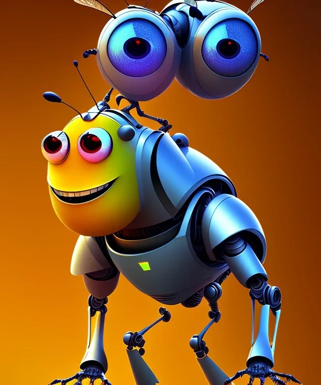 Robot bee, Pixar style