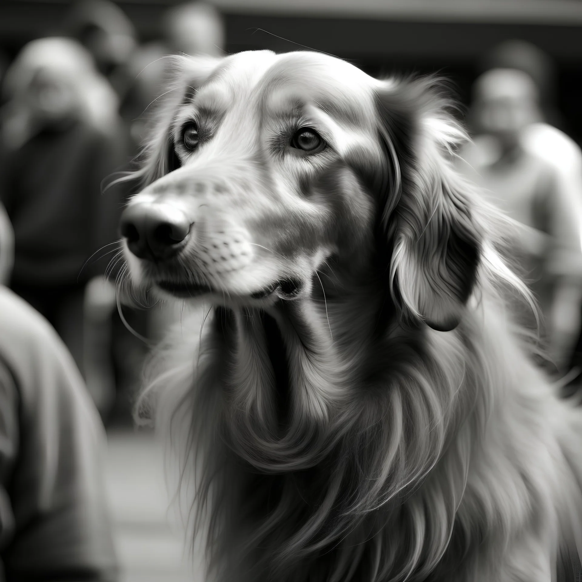 a dog