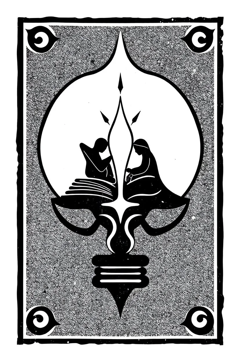 symbolizing knowledge and problem-solving symbol