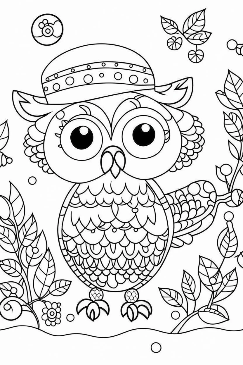 coloring page for kids, coloring book , cartoon style, thick outline, low details, no shading, no color