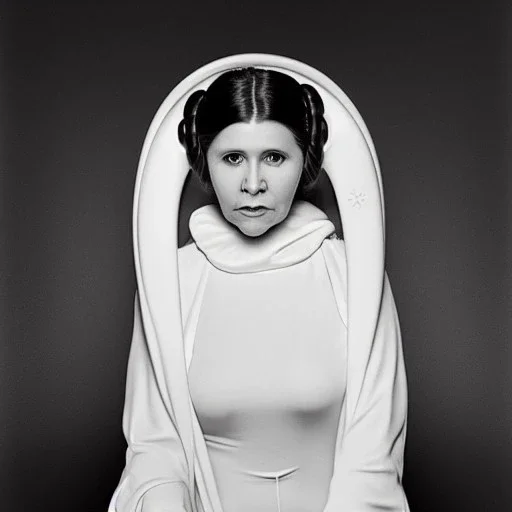 carrie fisher as princess leia by peter coulson and alfred eisenstaedt