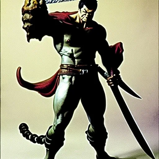 Guts wilding hugue sword by Frank Frazetta style