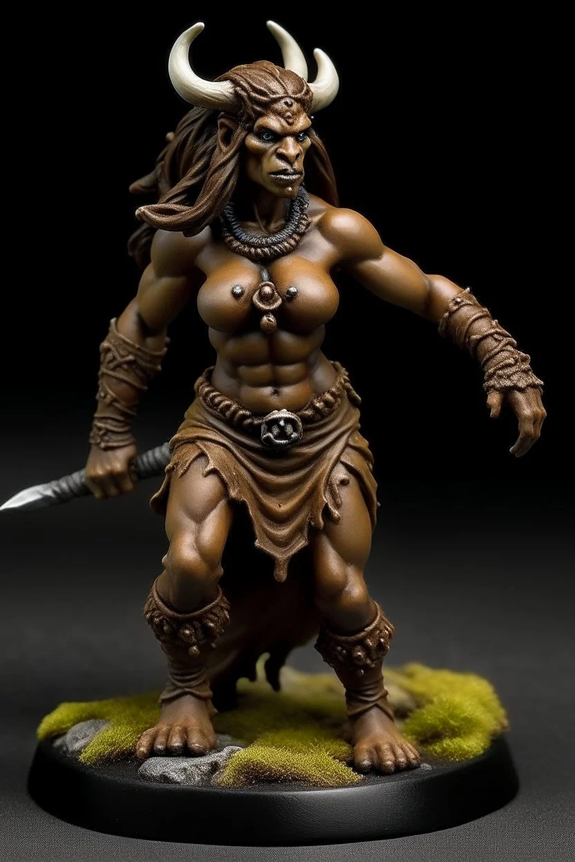 minotaur woman inuit brown