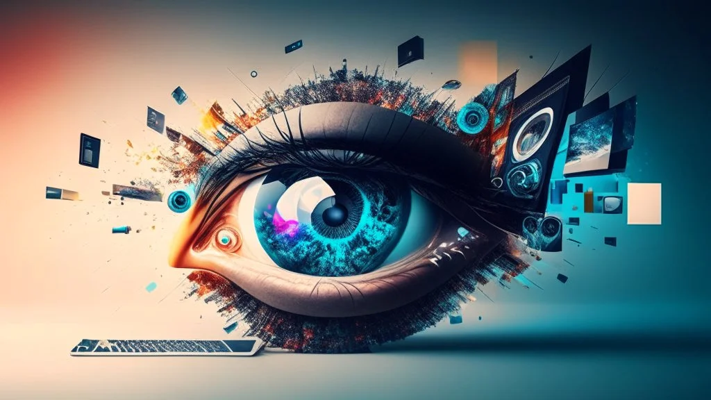 An eye-catching image that creatively represents digital marketing, combining digital assets with professionalism, making it the perfect fit for the article.