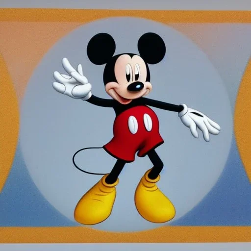 mickey mouse with five eyes by walt disney