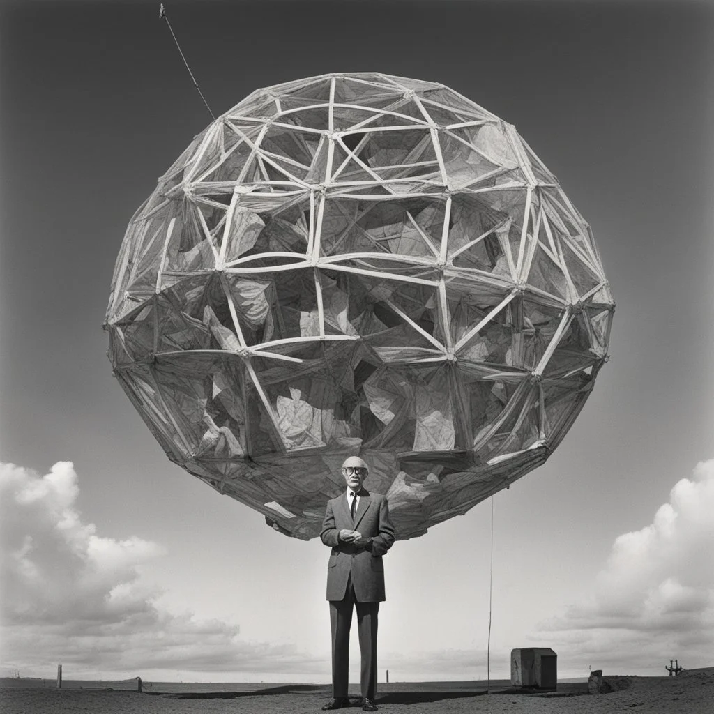 The crucifixion of Buckminster Fuller