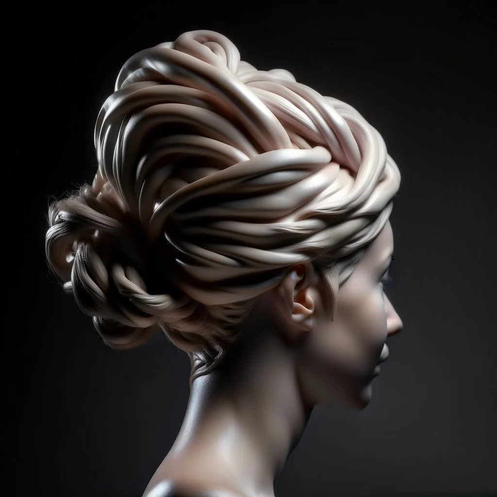 sculpted hair
