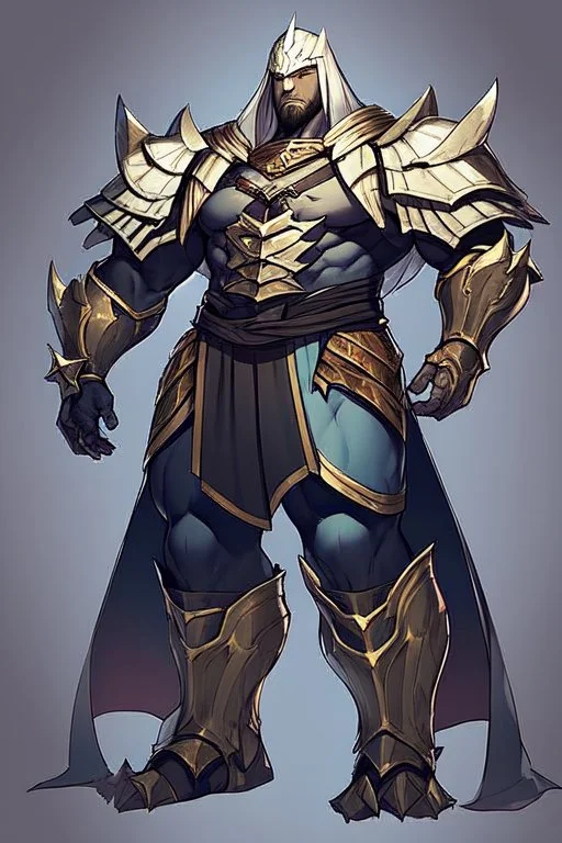 Slim Armored Male Drow or Dark Elf