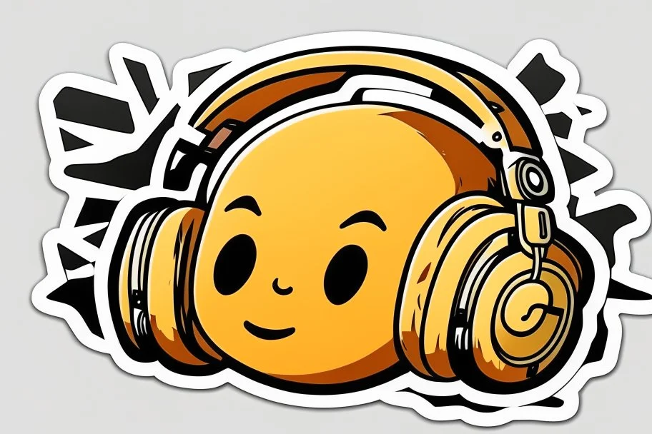 Headphones' Sticker