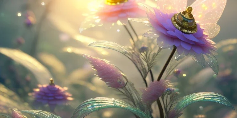 crystal subtle flower in a galactic ambiance beautiful fairy, transparent, delicate colors, in the foreground, full of details, smooth，soft light atmosphere, light effect，vaporwave colorful, concept art, smooth, extremely sharp detail, finely tuned detail, ultra high definition, 8 k, unreal engine 5, ultra sharp focus