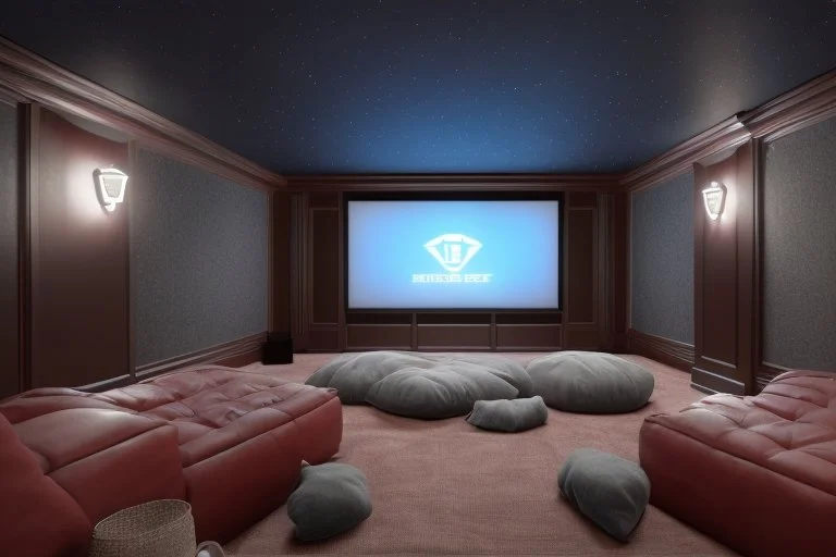 a dedicated home cinema room