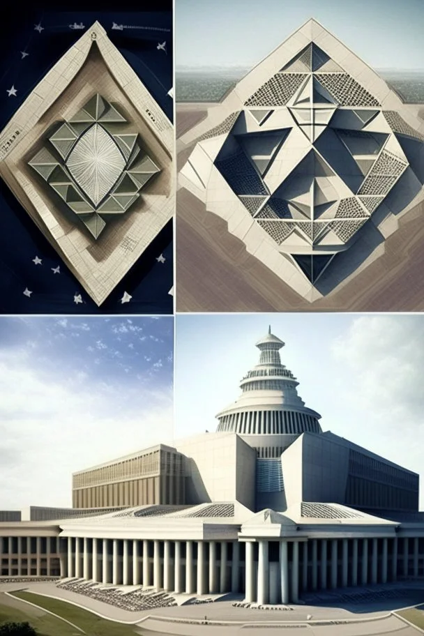 Architectural Designs similar to the pentagon of the USA