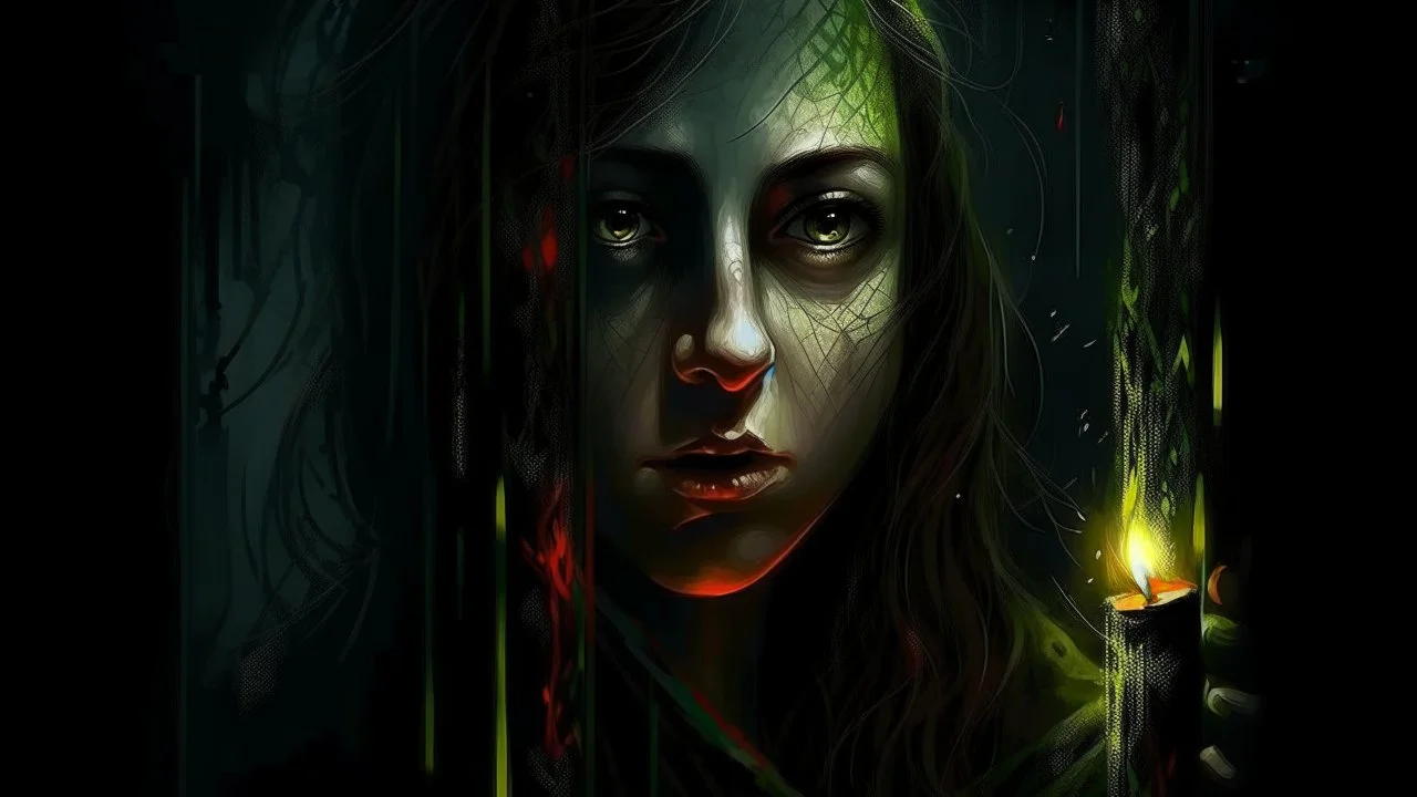 Magic. Digital painting. Drama. Creepy.