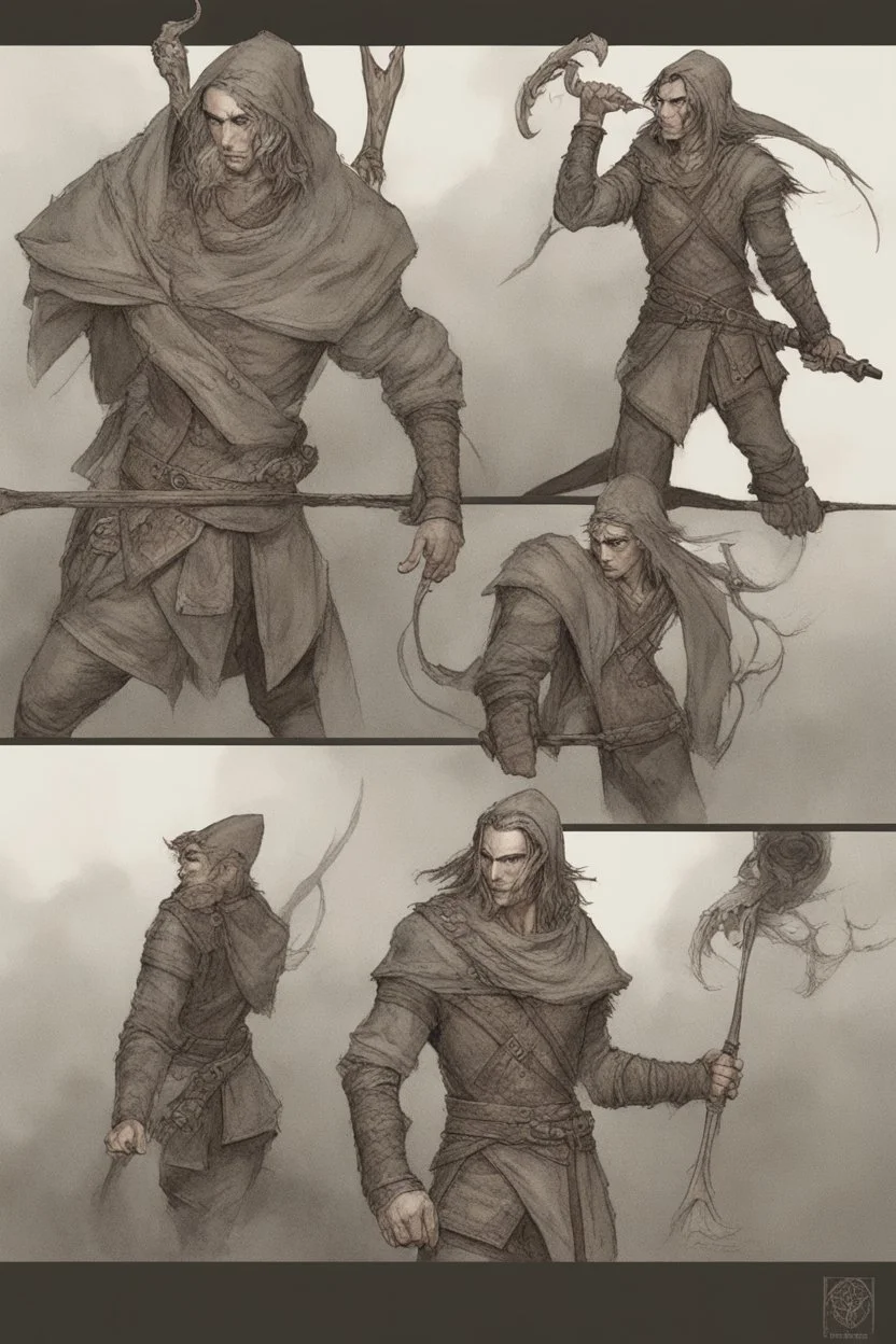 male wood elf rogue