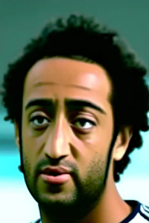 Ahmed Hossam Mido Egyptian footballer ,cartoon 2d