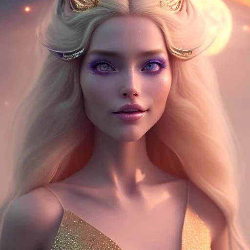 beautiful cosmic woman, long blond hair, nice smiling, magic glamour make up, delicate colors, beautiful glamour galactique dress, ultra sharp focus, 8k, unreal engine 5, extremely sharp detail, light effect, soft light atmosphere of a spaceship, smooth, full of details, face in front, complete vision of face and hair and body