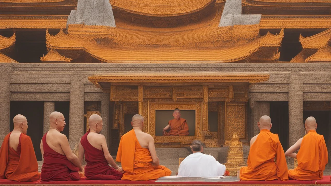 donald trump is a Buddhist monk