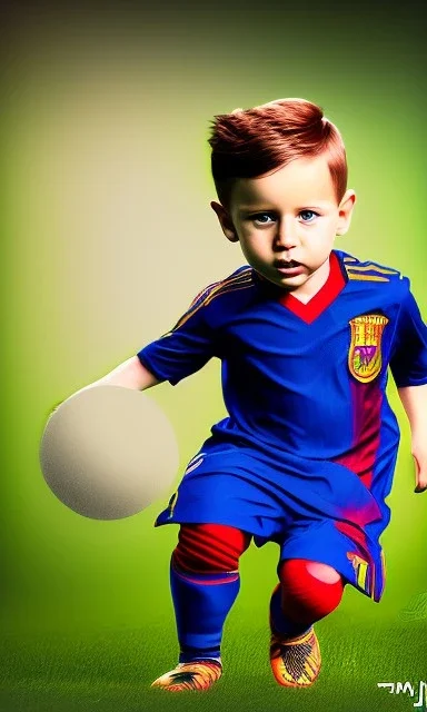 Messi at 3 years old