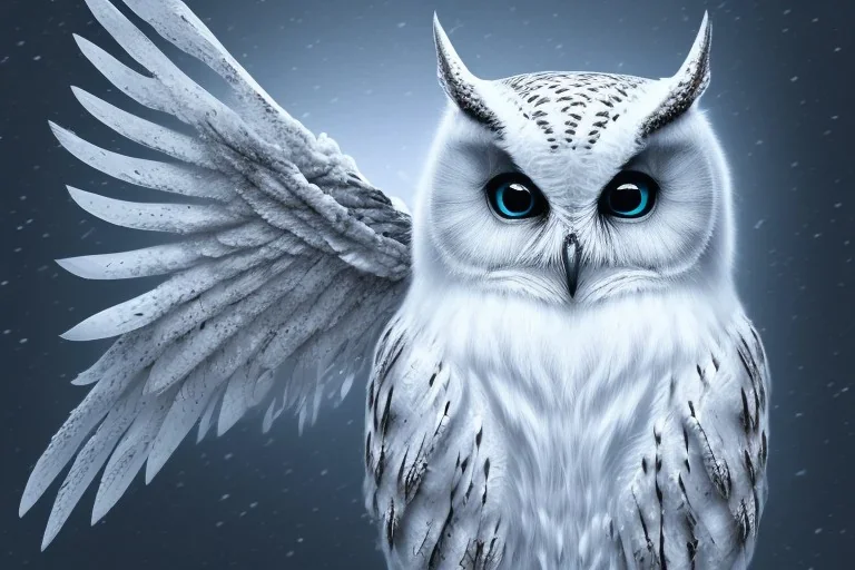 snow winged OWL