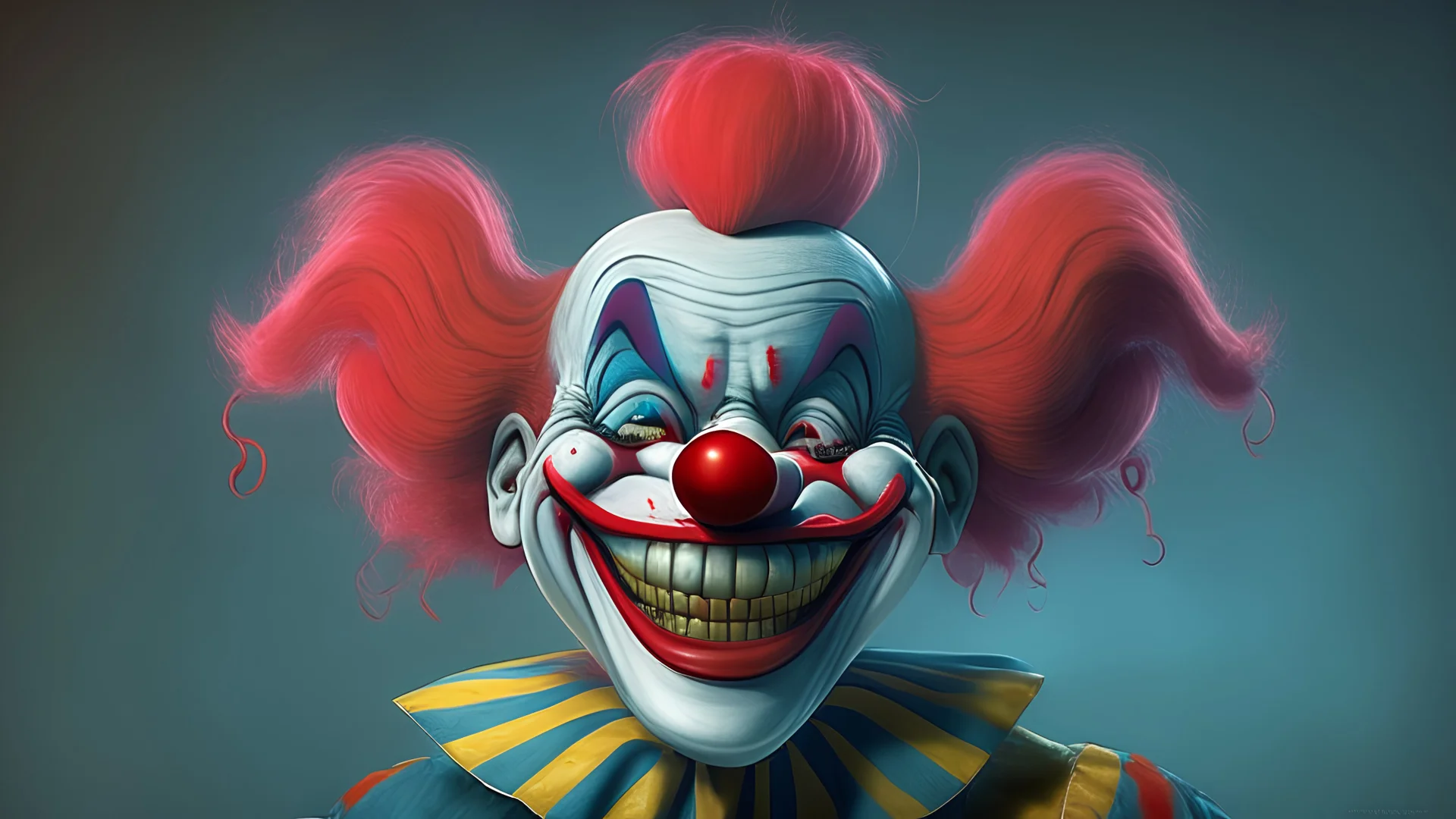 clown smiling animated