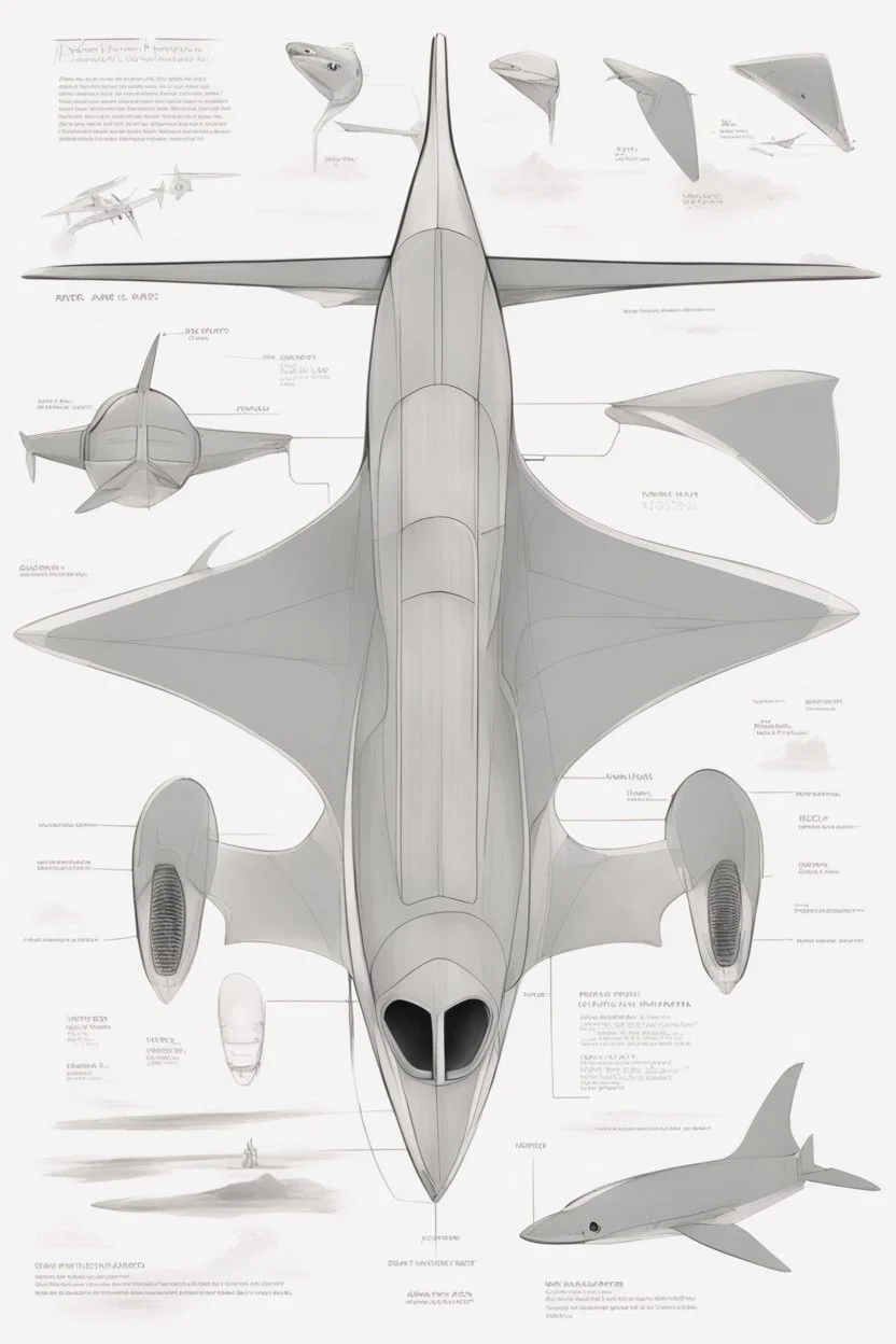 ideation aeroplane inspired by shark