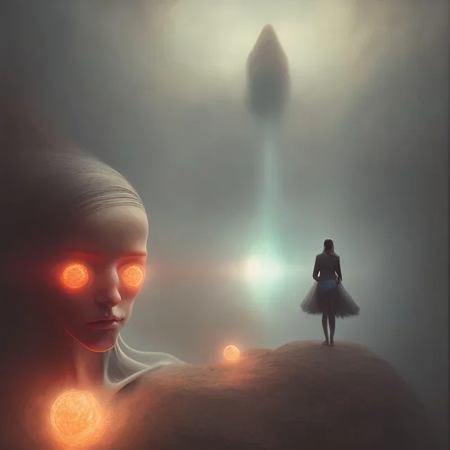 superhero, woman, photographer. oil on canvas, volumetric lighting, beksinski