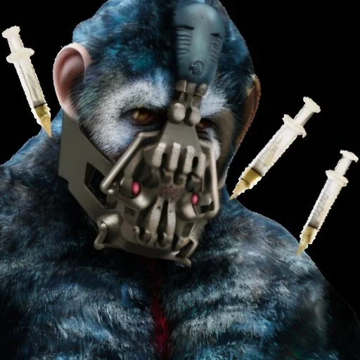 Ape earing Bane mask