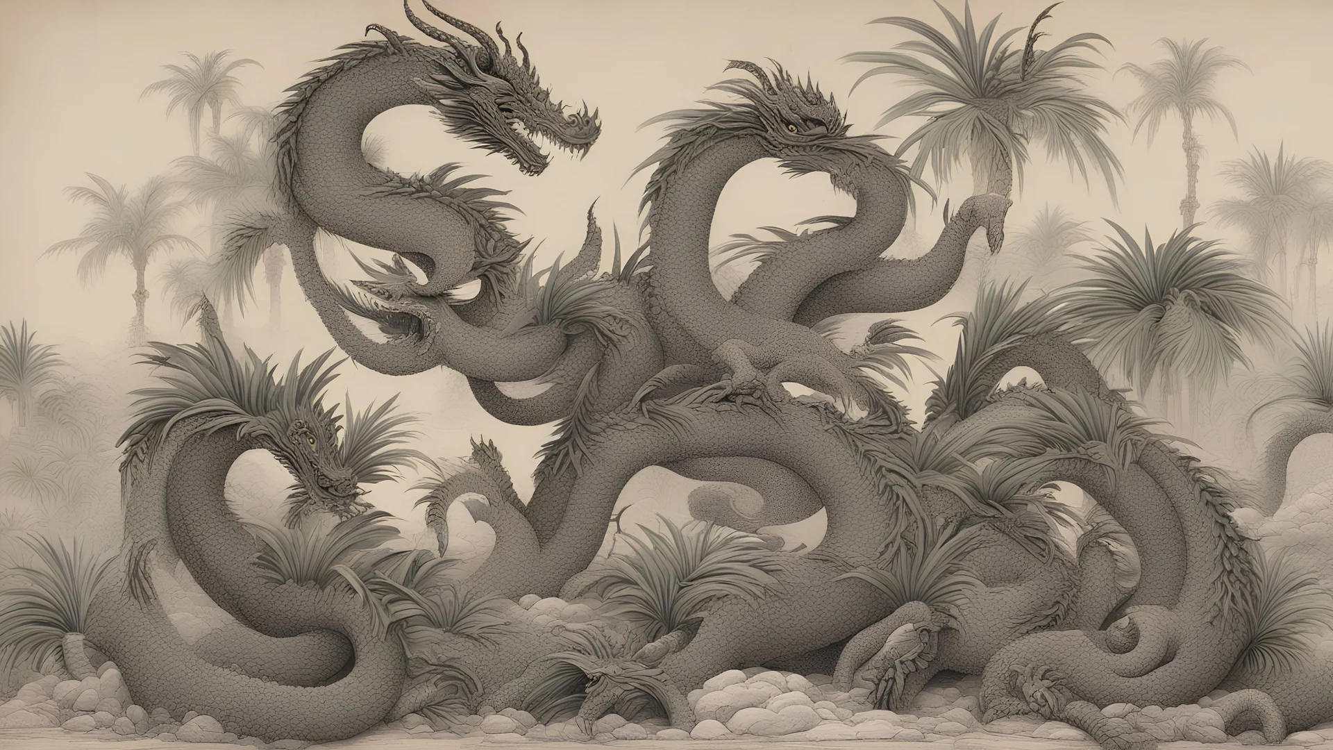 Eighteen Dragon Subduing Palms