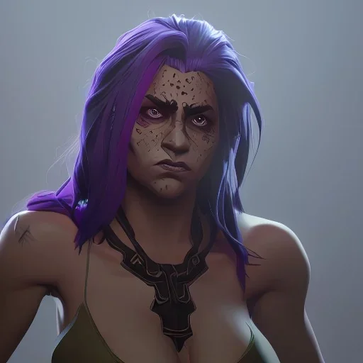 Hyperrealistic monster full body detailed