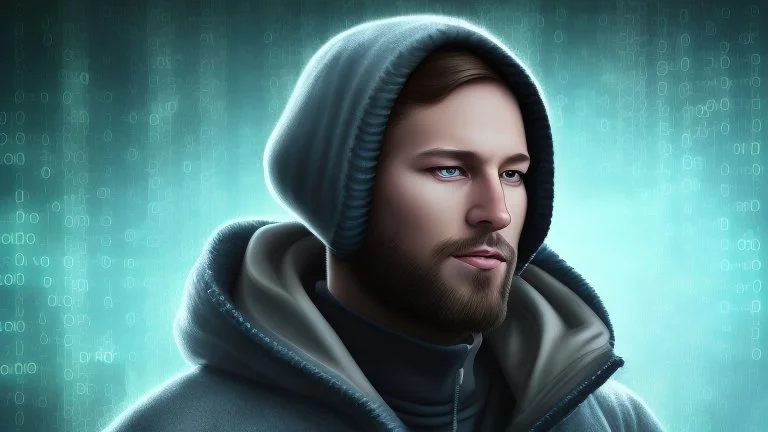 hacker portrait