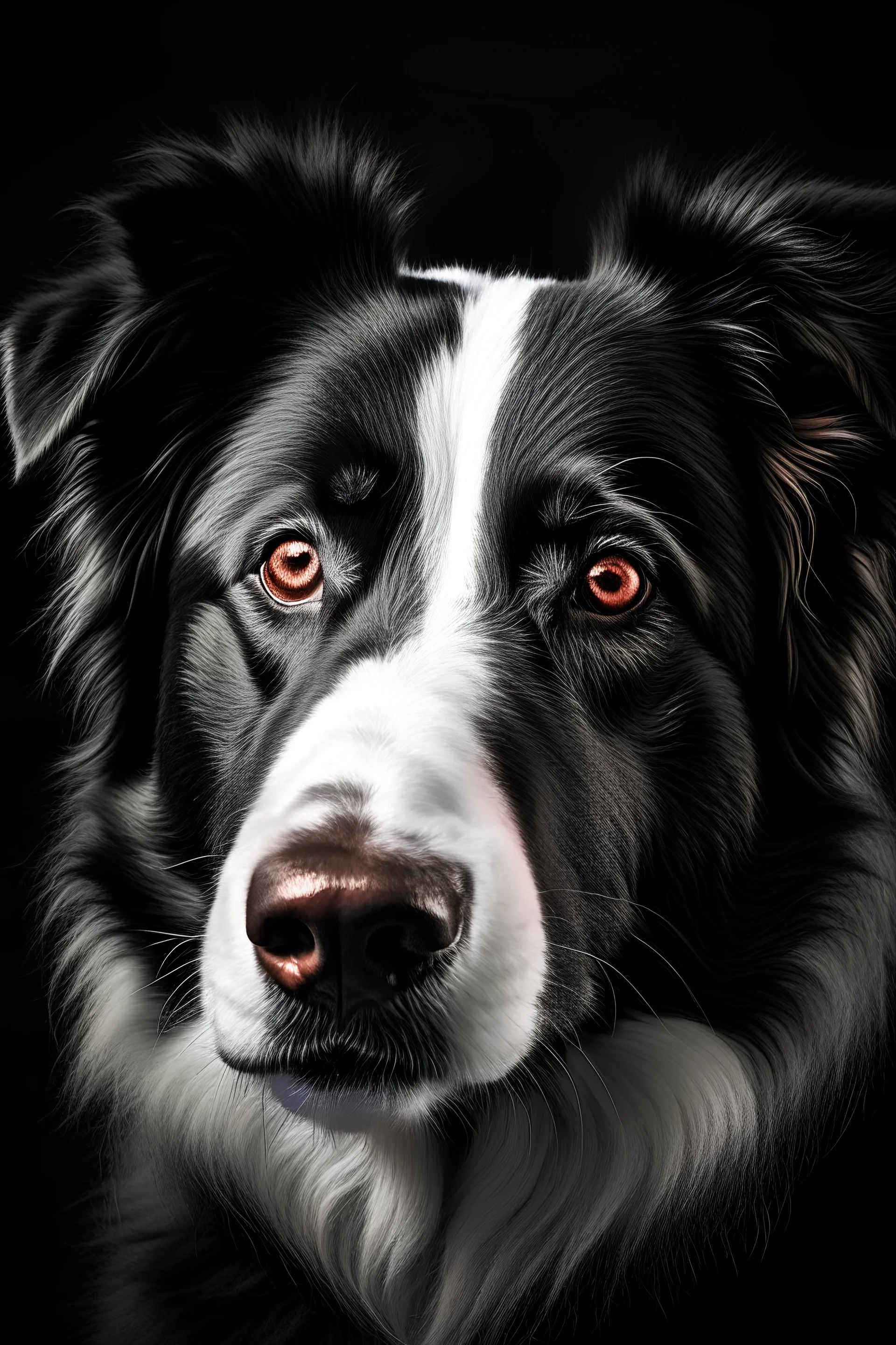 black and white portrait of zeus