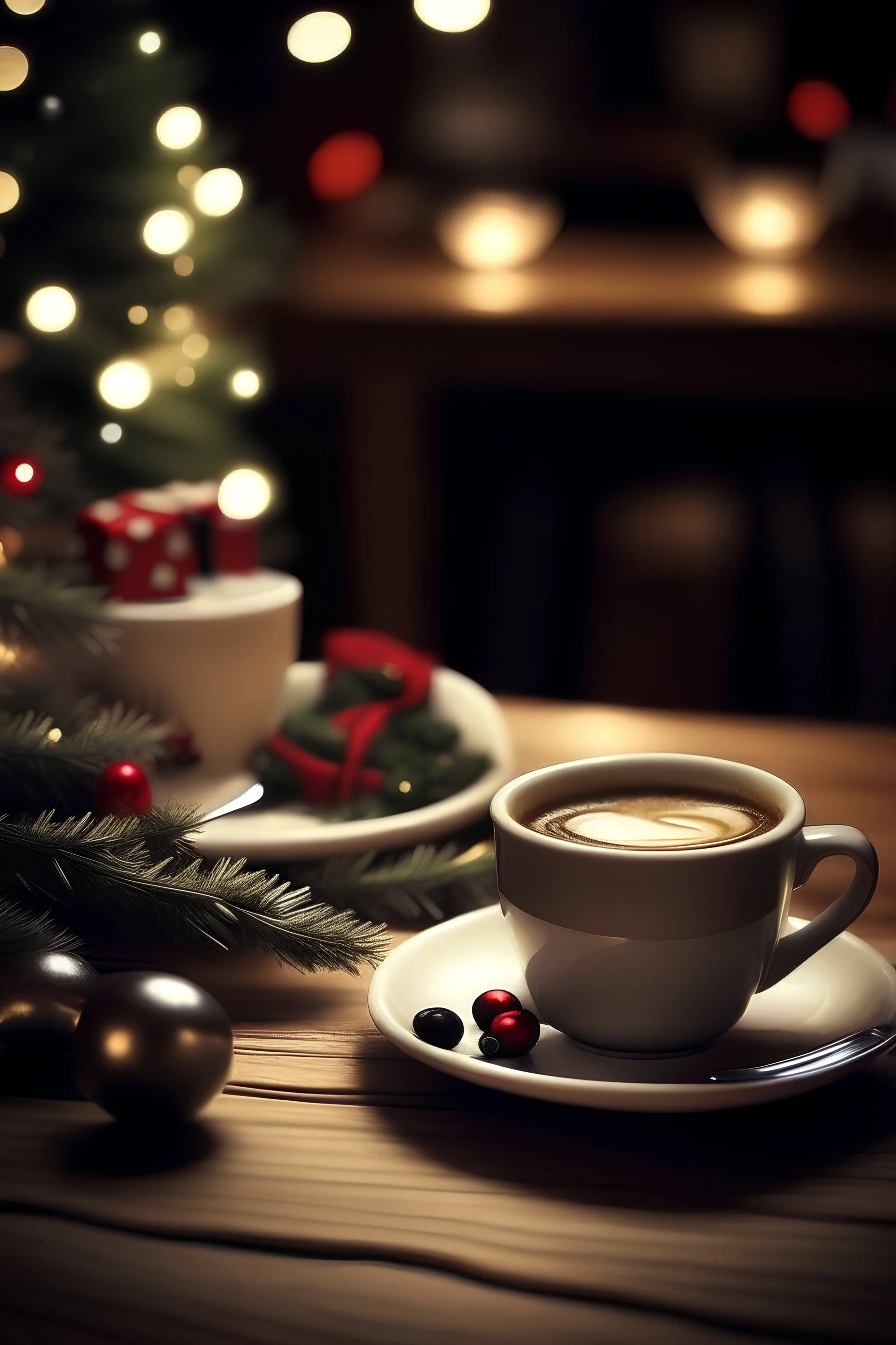 christmas ,cofé