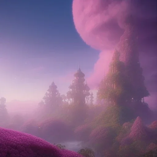 pixar style, volumetric pink sky environment and background, volumetric lighting, dramatic lighting, realistic painting of a strawberryjam glass, detailed digital painting, extreme dense and fine, anime, ornate, colour-washed colors, elegant, small minutiae, tiny features, particulars, centered, smooth, sharp focus, renderman gofur render, 8k, uhd, detailed eyes, realistic shaded volumetric lighting, caustics, backlight