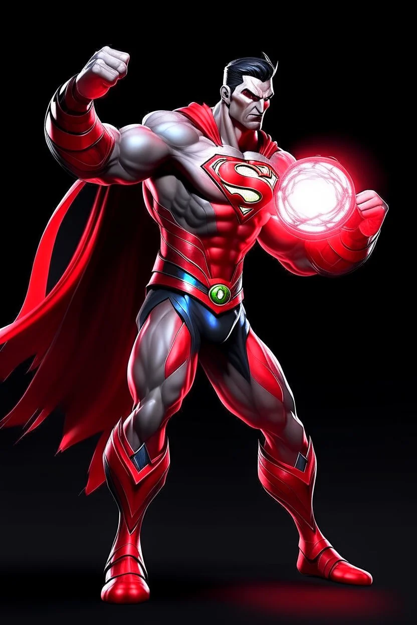 red lantern superman emote