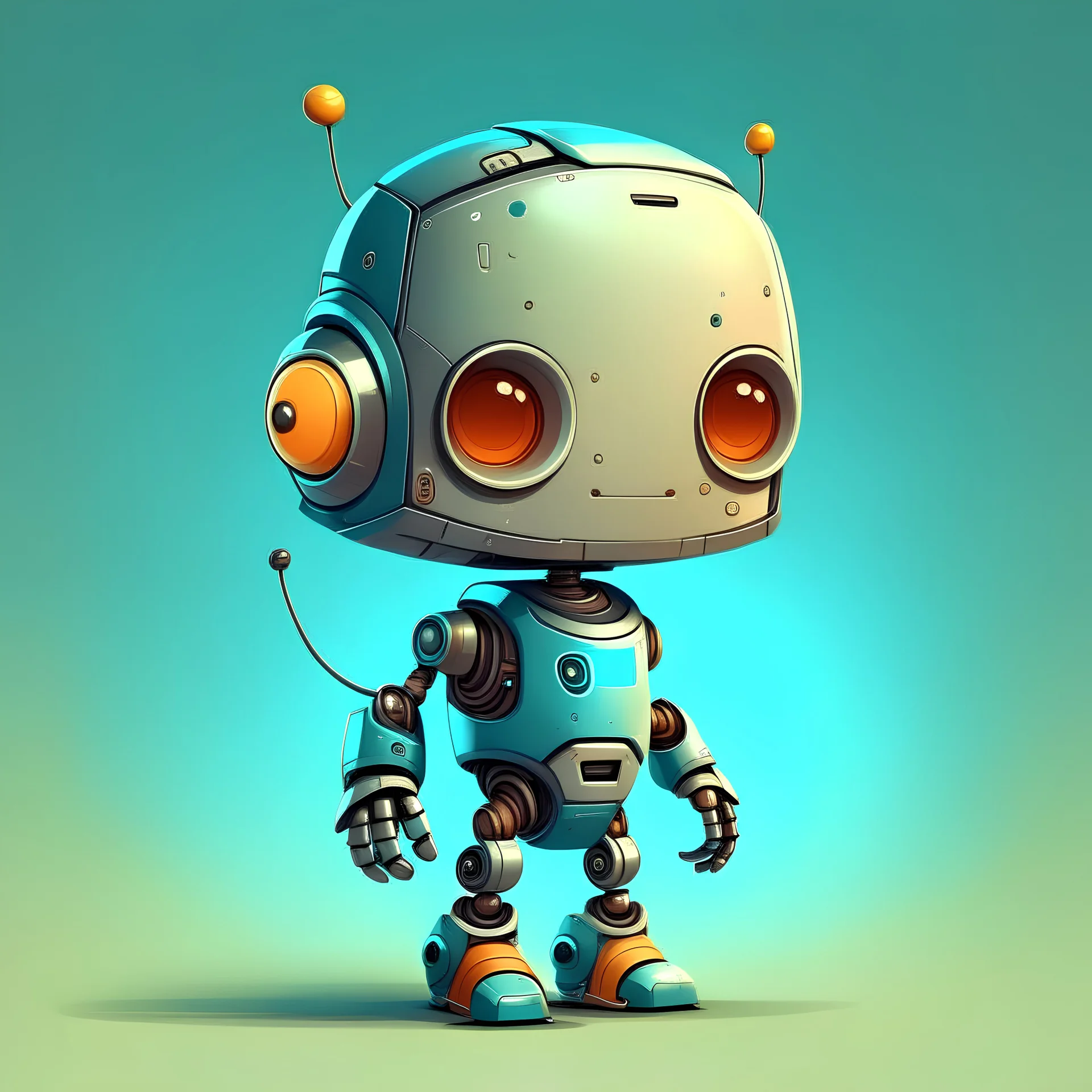cute boy robot