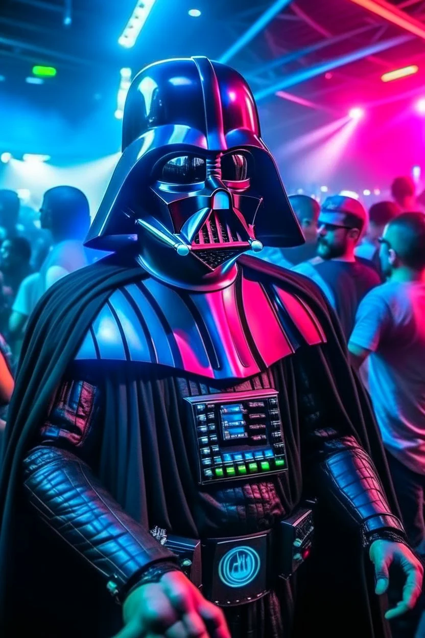pictures of vader at a rave