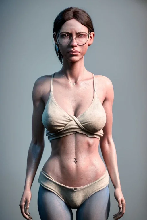 Realistic image, waist up portrait, hybrid made up of a real woman's body and a muppet's head mask ,concept art, smooth, unreal engine 5, god lights, ray tracing, RTX, lumen lighting, ultra detail, volumetric lighting, 3d, finely drawn, high definition, 4k.