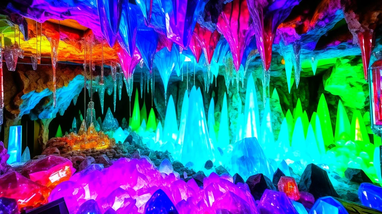 crystal cave, maximalism