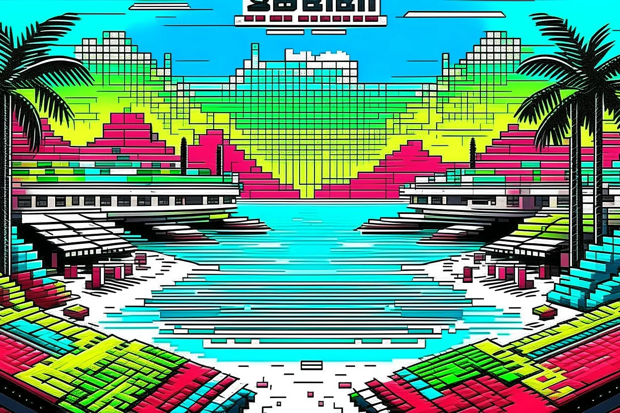 ALBUM COVER - 8BIT IBIZA TECHNO RAVE