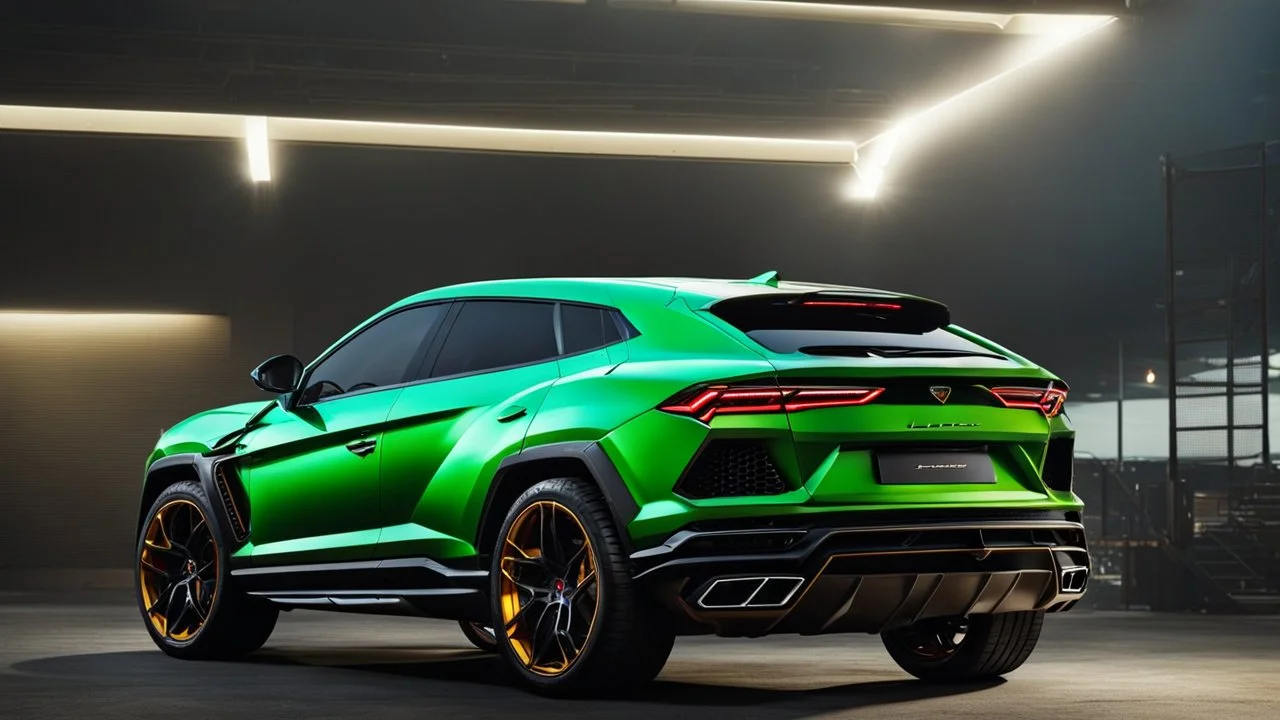lamborghini urus BULK PARTS TUNING ,rear view, desktop wallpaper, 4K, Cinematic